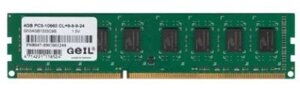 Оперативная память   4GB DDR4 2400Mhz GEIL PC4-19200 GN44GB2400C17S в Алматы от компании Trento