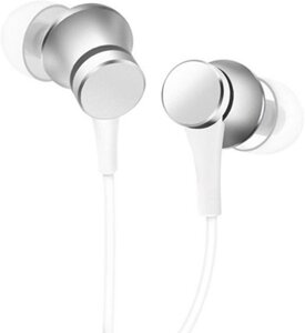 Наушники Xiaomi Mi Piston In-Ear Headphones Fresh Edition белый-серебристый