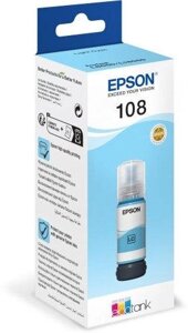 Чернила Epson C13T09C54A 108 EcoTank для L8050/18050 светло-голубой в Алматы от компании Trento