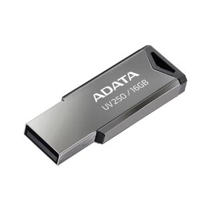 USB-накопитель ADATA AUV250-16G-RBK 16GB Серебристый в Алматы от компании Trento