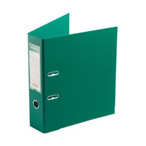 Папка-регистратор Deluxe с арочным механизмом, Office 3-GN36 (3" GREEN), А4, 70 мм, зелёный в Алматы от компании Trento