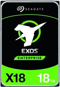 Корпоративный жесткий диск 16Tb Seagate EXOS X18 SATA3 3.5" 256Mb 7200rpm ST16000NM000J