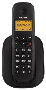 Телефон беспроводной Texet TX-D4505A черный в Алматы от компании Trento