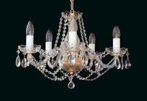 Люстра хрустальная HERMAN Lighting, Чехия Olga 5, шт в Алматы от компании Trento