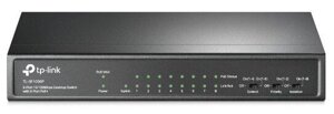 TP-Link TL-SF1009P 9-портовый настольный 10/100 Мбит/с коммутатор с 8 портами PoE+