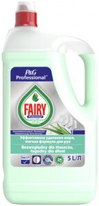 FAIRY Professional Средство для мытья посуды Sensitive Алоэ Вера 5л