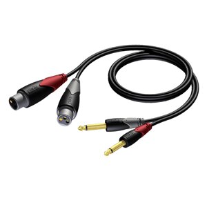 Кабель PROCAB CLA707/1.5 (2XLR-2Jack) (1.5 м)