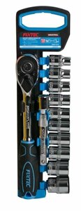 Комплект ручных инструментов FIXTEC FHST1312 12 шт, торцевой ключ с трещоткой 1/2 дюйма