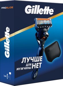 ПН Gillette FUSION ProGl Flexball Бритва+1 смен кас+чехол для бритвы