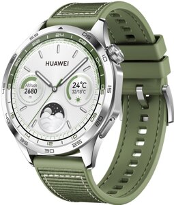 HUAWEI WATCH GT 4 (46mm) Green Woven Strap (Phoinix-B19W) в Алматы от компании Trento