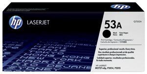 Картридж лазерный HP Q7553A, черный, На 3000 страниц (5% заполнение) для HP LaserJet P2014/P2015 в Алматы от компании Trento
