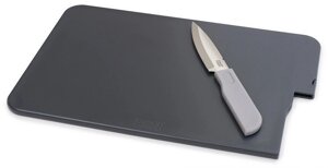 Набор разделочная доска + Нож, Joseph Joseph Slice&Store, серый (CBKB0100SW), набор