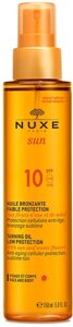 Солнцезащитное масло Nuxe Sun Taning Oil Face And Body SPF10 150 мл (3264680005862) в Алматы от компании Trento