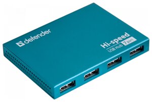 Разветвитель Defender Septima Slim USB2.0, 7портов HUB в Алматы от компании Trento