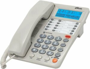 Телефон проводной Ritmix RT-495 белый в Алматы от компании Trento