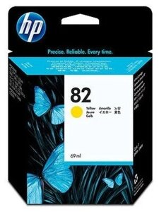 Картридж струйный HP C4913A, №82 Желтый 69мл., для HP DesignJet 500/500ps/800/800ps в Алматы от компании Trento