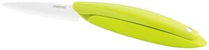 Нож Mastrad, керамическое лезвие 10 см, зеленая ручка - в прозрачной коробке F22208, шт