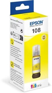 Картридж Epson C13T09C44A 108 EcoTank ink Yellow