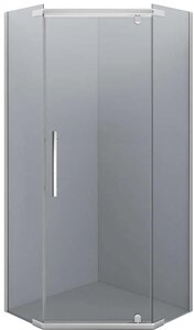 Душевое ограждение ERLIT ER10109V-C4 900x900x2000 тонированное стекло