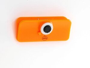 Клипса Mastrad средняя с датером и на магните, оранжевая F90509, шт