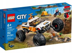 Конструктор LEGO City 60387 4x4 Off-Roader Adventures, 252 дет.