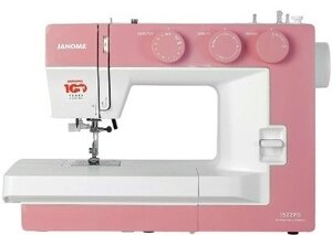 Швейная машина Janome 1522 PG белый, розовый