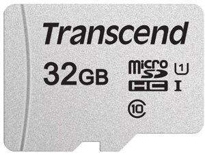 Карта памяти MicroSD 32GB Class 10 U1 Transcend TS32GUSD300S в Алматы от компании Trento