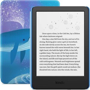 Электронная книга Amazon Kindle Kids 11th Gen. 2022 16Gb Space Whale