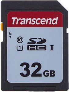 Карта памяти SD 32GB Class 10 U1 Transcend TS32GSDC300S