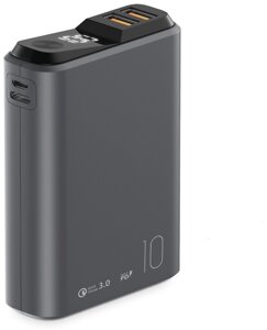 Зарядное устройство Power bank Olmio QS-10, 10000mAh черный в Алматы от компании Trento