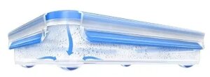 Контейнер EMSA 1,65л. прямоугольный для нарезки, прозрачный /голубой CLIP&CLOSE 3D 509040, шт в Алматы от компании Trento