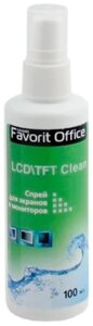 F740024 "FAVORIT OFFICE" Clean LCD/TFT Спрей для экранов и мониторов, 100 мл.