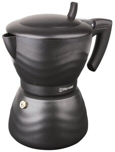 Гейзерная кофеварка Rondell Walzer RDA-432, 6 чашек, серо-чёрного цвета
