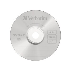 Диск DVD+R Verbatim (43498) 4.7GB 10штук Незаписанный в Алматы от компании Trento