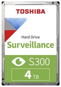 Жесткий диск для Видеонаблюдения  HDD 4Tb TOSHIBA S300 Surveillance 5400rpm 128Mb SATA3 3,5" HDWT840UZSVA. в Алматы от компании Trento