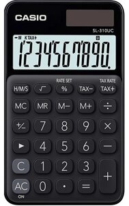 Калькулятор карманный CASIO SL-310UC-BK-W-EC