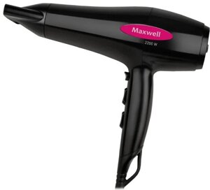 Фен Maxwell MW-2024 (черный/розовый)