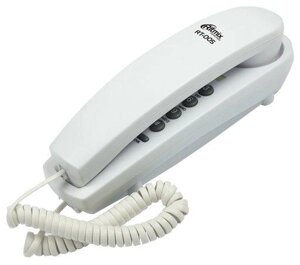 Телефон проводной Ritmix RT-005 белый в Алматы от компании Trento
