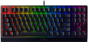 Клавиатура игровая Razer BlackWidow V3 TKL Мех/Green Switch/Черный/RGB (RZ03-03490700-R3R1)