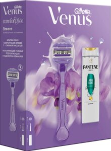 ПН VENUS ComfortGlide Brz Бритва с 2кас+PANTENE ЛегкПит Шампунь Aqua Light 250мл