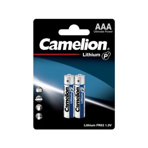 Батарейка CAMELION Lithium P7 FR03-BP2 2 шт. в блистере в Алматы от компании Trento