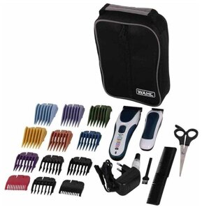 Машинка для стрижки волос Wahl Color Pro Cordless Combo бело-синий