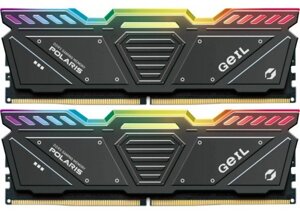 Оперативная память с RGB подсветкой 32GB Kit (2x16GB) GEIL POLARIS RGB 7200Mhz DDR5 PC5-57600 36-44-44-86 в Алматы от компании Trento