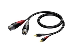 Кабель PROCAB CLA701/1.5 (2XLR-2RCA) (1,5 м) в Алматы от компании Trento