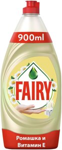 FAIRY Средство для мытья посуды Нежные руки Ромашка и витамин Е 900мл