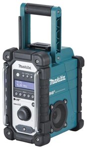 Радио аккумуляторное CXT/LXT Makita DMR110N, 12В/18В, порт USB, 2 входа AUX