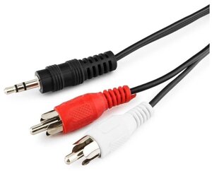 Кабель аудио Cablexpert CCA-458-5M, джек3.5 / 2xRCA, 5.0м в Алматы от компании Trento