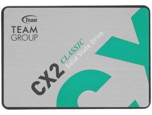 Твердотельный накопитель 256GB SSD TeamGroup CX2 2.5” SATA3 R520Mb/s, W430MB/s T253X6256G0C101