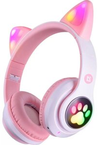 Defender Наушники FreeMotion B585 розовый, LED, Bluetooth
