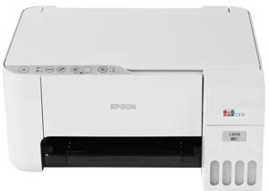 Струйное МФУ Epson L3256 (White) CIS, A4, принтер/сканер/копир, 5760x1440dpi, 33стр/мин, USB 2.0, Wi Fi, ЖК в Алматы от компании Trento